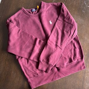 Polo by Ralph Lauren Red Crewneck Sweater